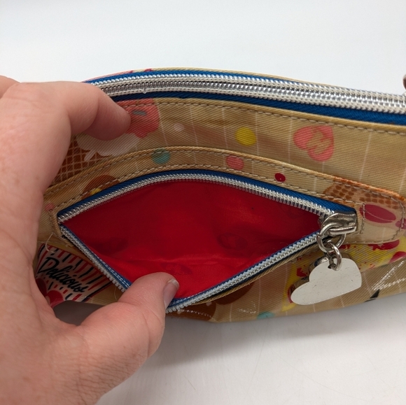 Harajuku Lovers Small Plastic Coated Canvas Mini Handbag - Picture 8 of 13